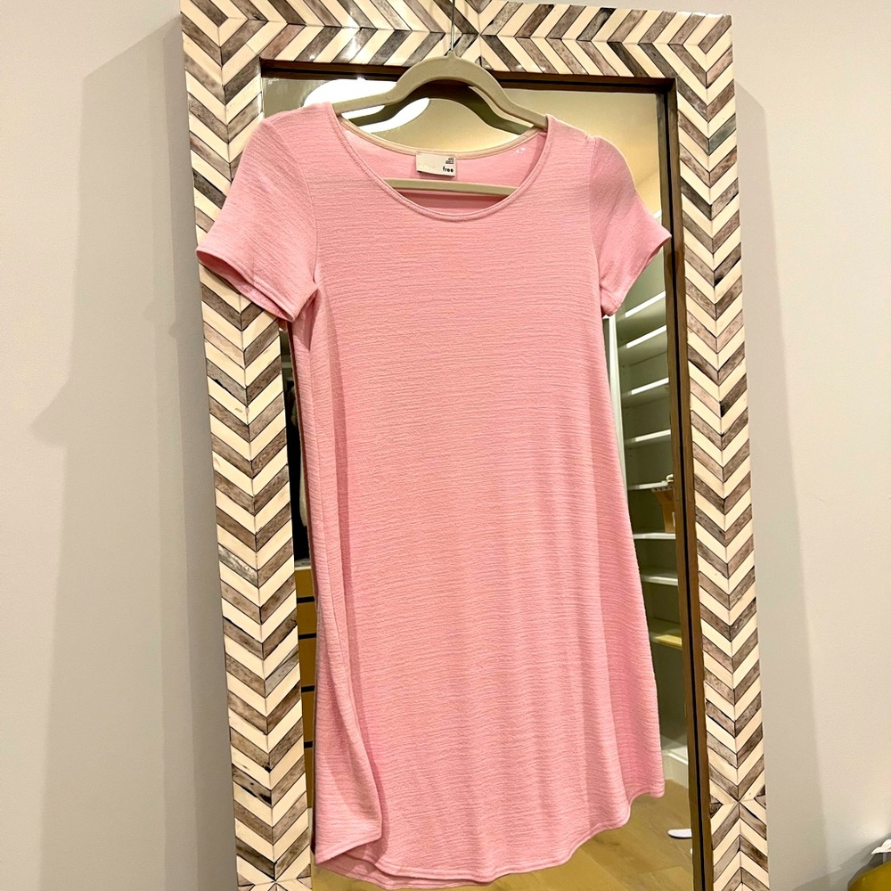 Aritzia pink shirt dress 🌸